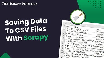 Saving Data To CSV Files With Scrapy Feed Exporters
