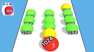 Ball Run 2048 Real Merge ! All Levels Gameplay (530-545) android,ios screenshot 5