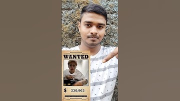 Tutorial filter wanted poster 😈💀 #tutorial #filter #wanted #love #wantedposter #rajpaswan
