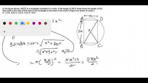 Circle problem in rectangle