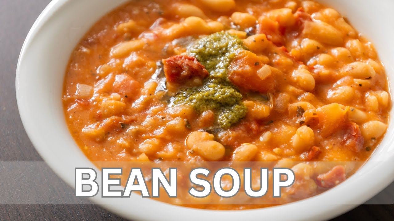 Bean Soup with Sun-Dried Tomato | Cozy Winter Comfort Soup