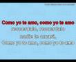 KARAOKE - Raphael - Como yo te amo