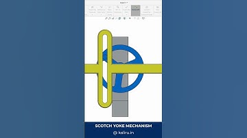 Solidworks tutorial | scotch yoke mechanism | Kaliru | Vignesh