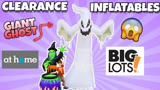 GIANT Ghost & Witch CLEARANCE Halloween Inflatables Big Lots & At Home Sale 2019