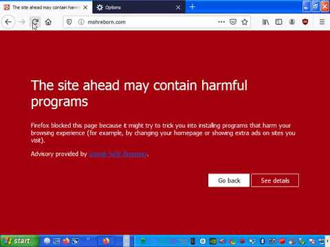 Fix for "deceptive site ahead", "site may contain harmful programs", or "site dangerous" messages.