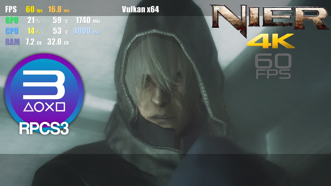 RPCS3 0.0.15 | NieR 4K 60FPS UHD | PS3 Emulator Gameplay - YouTube