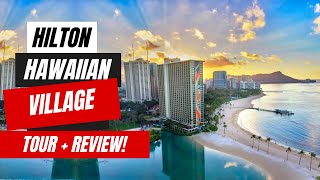 Hilton Hawaiian Village Waikiki Beach Resort Tour and Review | Rainbow Tower Upgrade!