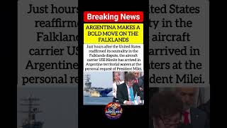 United States reaffirmed its neutrality in the Falklands dispute, the aircraft arrived in Argentine