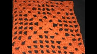 كروشية مربع جراني بطريقة سهلة (2) crochet granny square