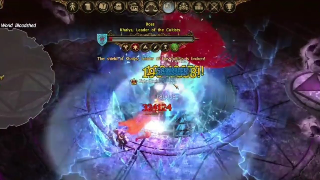 DRAKENSANG,KILLING KHALYS BLOODSHED IN 1 SEC???(FROZEN SPHERE SKILL!!)