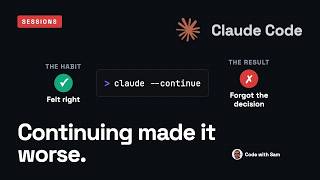 Claude Code: Why Resuming Yesterday Makes It Worse (8 Minutes) 🔥
