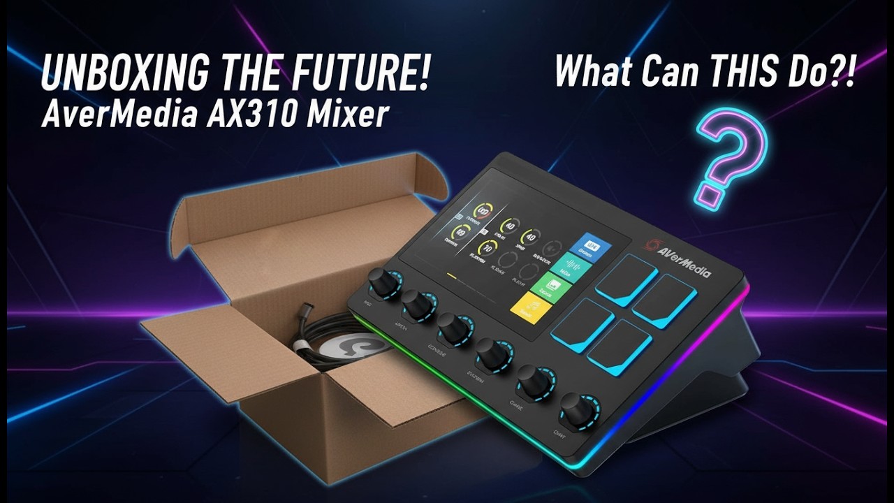 AVerMedia AX310 Unboxing: The Mixer Every Creator Should Know