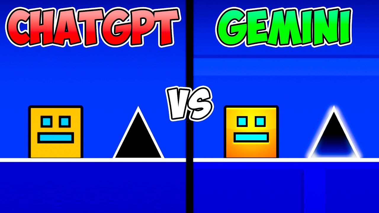 ChatGPT против Gemini: ИИ создают Geometry Dash с нуля