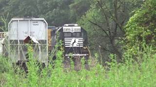 NS SD40-2 #3415 Running WPCA-11 Along the Penns Grove and Vineland Secondaries in NJ
