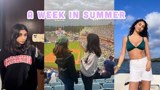 a week in summer! | summer internship, going out, boat day