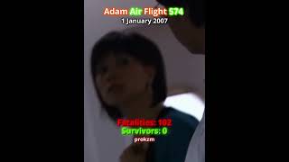 Adam Air Flight 574 #aviation #planecrash #aircrashinvestigation