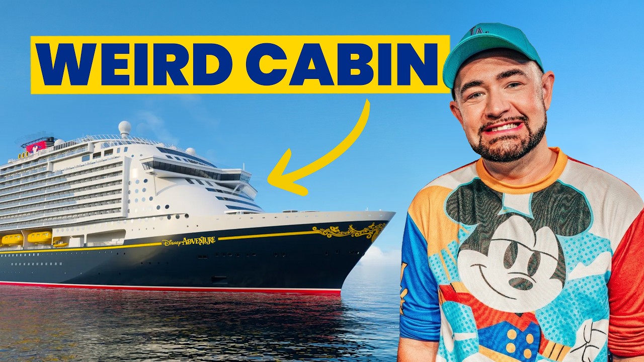 We Board Disney's STRANGEST Ship And Stay In An Even STRANGER Room!