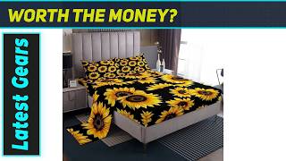 Sunflower Sheet Set: Gorgeous Botanical Bedding Bliss!