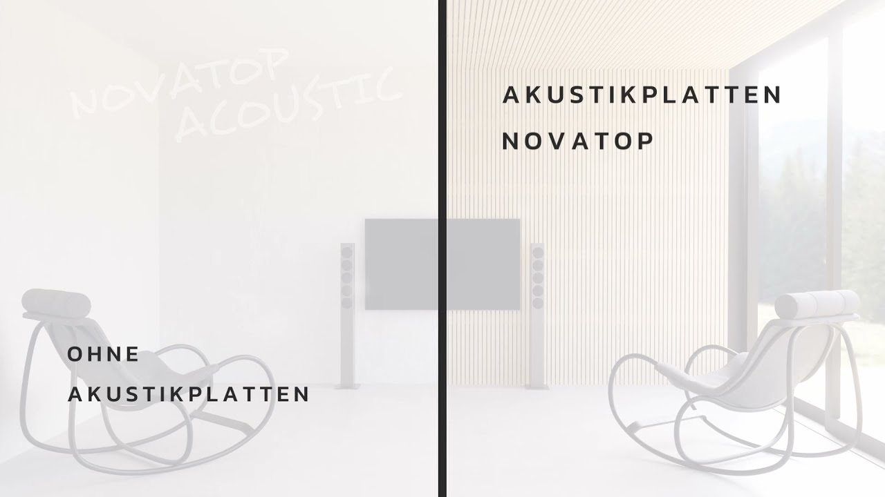 NOVATOP ACOUSTIC - Holz-Akustikplatten in der Praxis