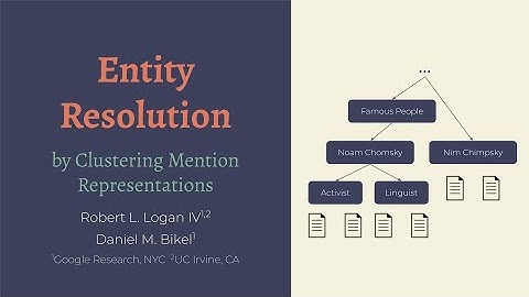 Entity Resolution by Clustering Contextualized Mention Embeddings