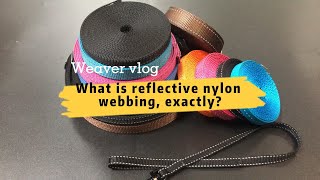Reflective nylon webbing