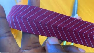 Pin stripe fabric alignment tutorial watch till end #fashion #viralvideo 