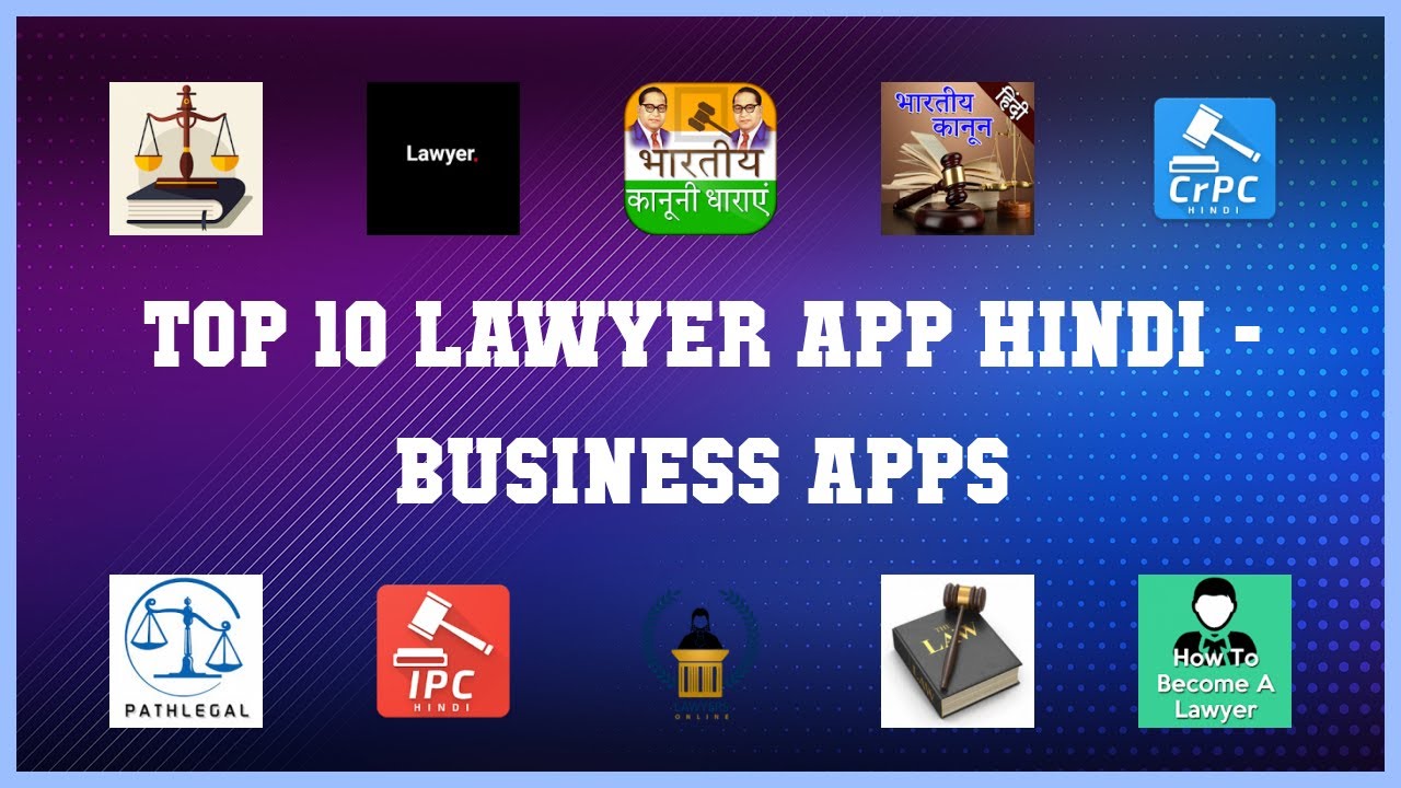Top 10 Lawyer App Hindi Android Apps