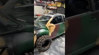 Mud boggers on the vw bug?? #breadstickricky #comedy #funny #vwbeetle #liftedtrucks