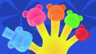 jaleas | dedo de la compilación de la familia | niños y bebés rima | Jelly Bears Finger Family