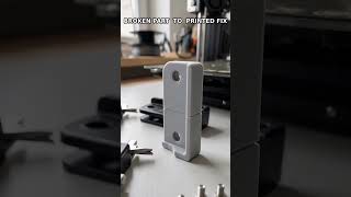 Don’t Throw It Away - Print The Fix #shorts  #3dprinted #3dprinting #desksetup