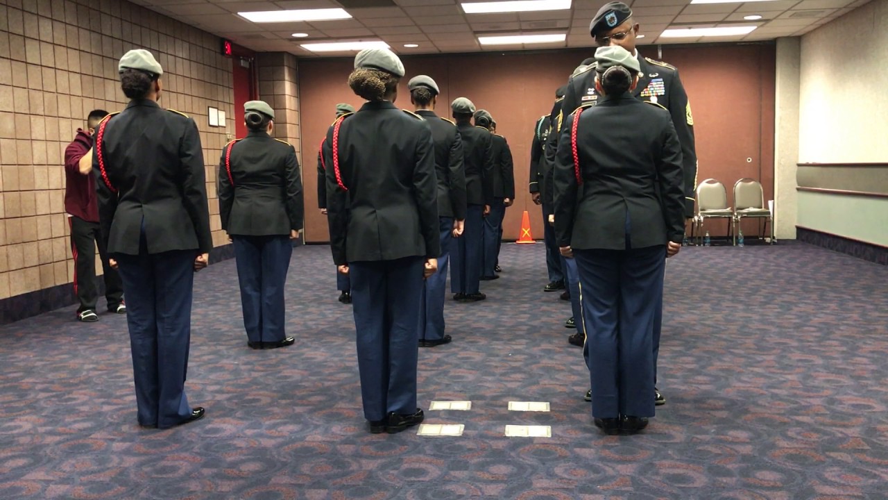 Union HS Army JROTC Unarmed Inspection - Army Drill Nationals 2017