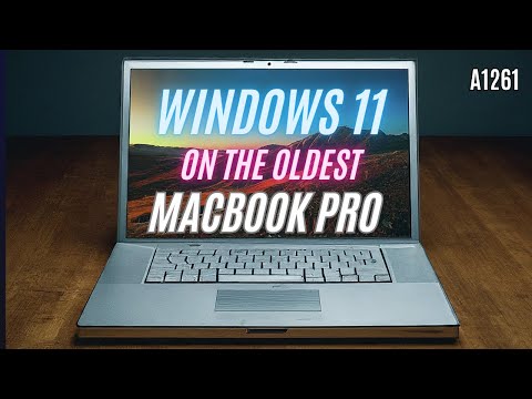 Windows 11 on a Vintage 2008 MacBook Pro