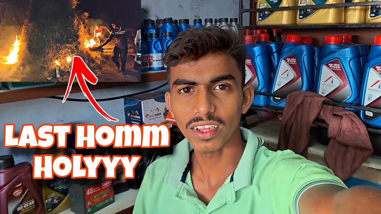 Last Hom Holyyy Aaj Gelo Dukanat Marathi Vlog No-129