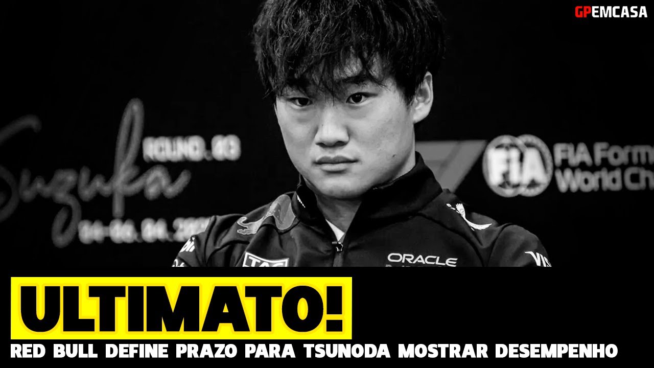 Red Bull Define Prazo Para Tsunoda Melhorar E Futuro Será Decidido Em Breve | Fórmula 1 | Gp Em Casa