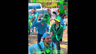 Here is a full video of pure joy and fun #stpatricksday #louisiana #dance #parade ￼