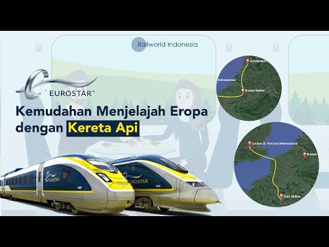 Video: Kereta Kecepatan Tinggi Eurostar Antara Inggris dan Eropa