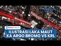 Ilustrasi Tabrakan KA Argo Bromo Anggrek dan KRL di Stasiun Bekasi Timur, Berawal dari Taksi Mogok