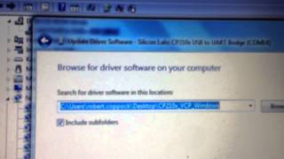 Afro USB programming tool driver installation on Windows PC