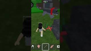 Saving first kid with spear and revolver in #99nightintheforest #roblox