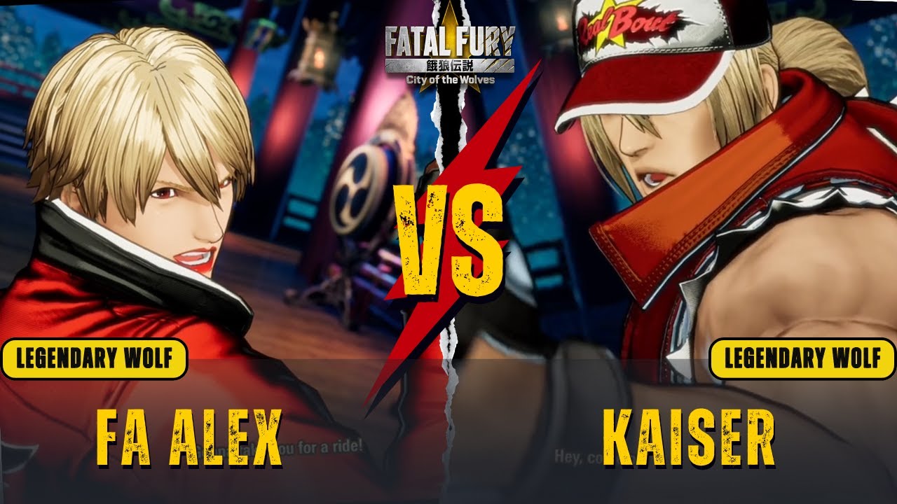 FF:CotW 🌟 FA ALEX (Rock) vs KAISER (Terry)🌟Replay Match - FATAL FURY: City of the Wolves!