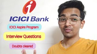 Interview Questions in the ICICI Aspire Program | NISM pdf