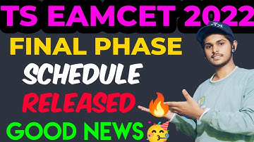 Ts eamcet 3rd phase schedule Released 🥳|Ts eamcet 2022|eamcet counselling#tseamcet#tseamcet2022#ts