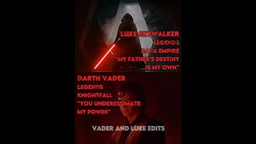 Luke Skywalker(Dark Empire) vs Knightfall Vader