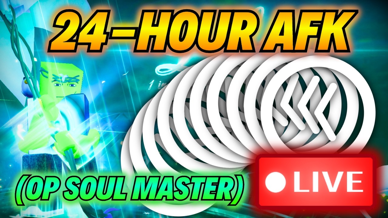[🔴LIVE NOW] 24-HOUR BROKEN SOUL MASTER TALISMAN LUCK AFK