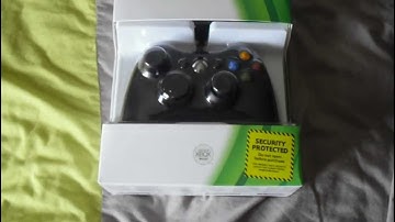 Unboxing Microsoft Xbox 360 Wired Controller