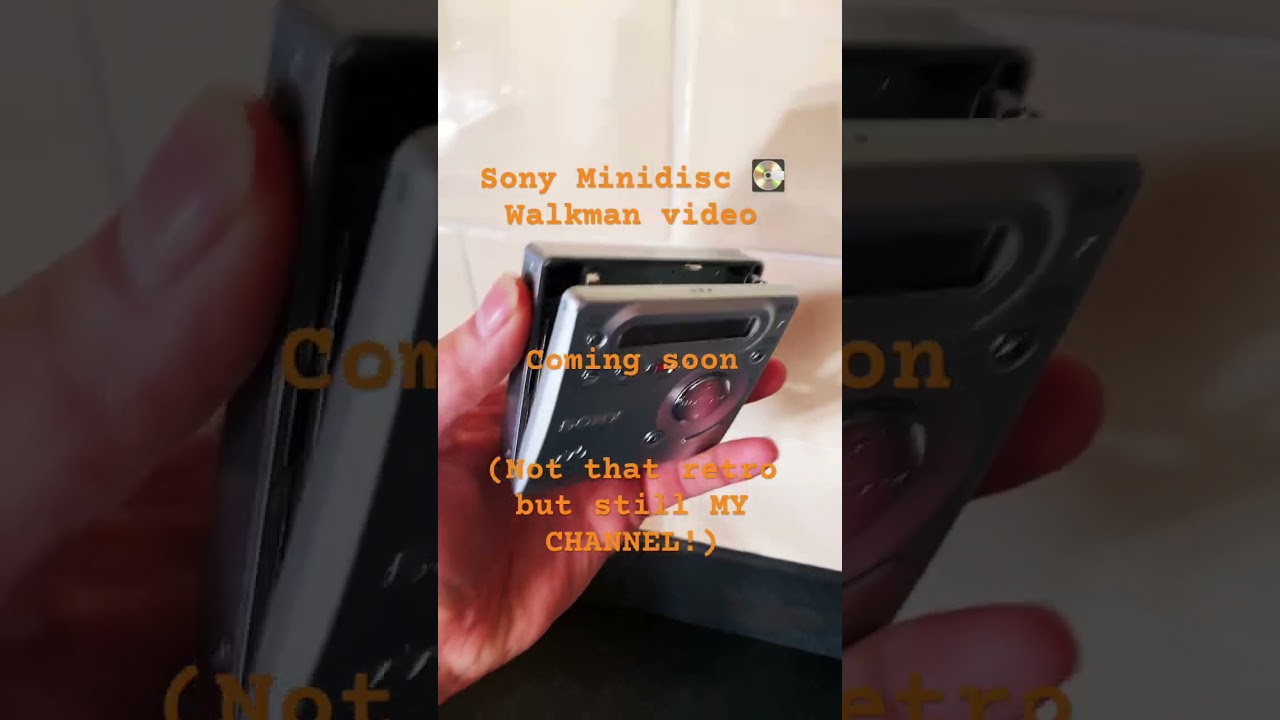 Sony Minidisc walkman video coming soon 