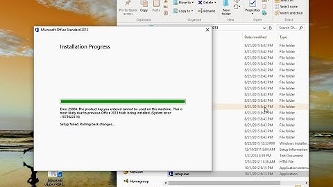 Office 2013 - Error 25004 and Bootstrapper  (Subscribe Me, please)