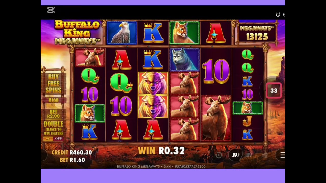 BUFFALO MEGAWAYS BASE GAME PLAYING 