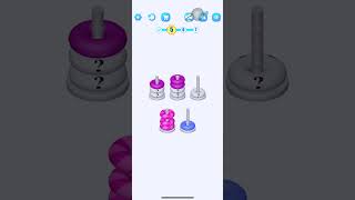 3D Color Sort Hoop Stack - Level 5