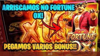 Arriscamos no fortune Ox - link das melhores plataformas nos comentários fixados!!